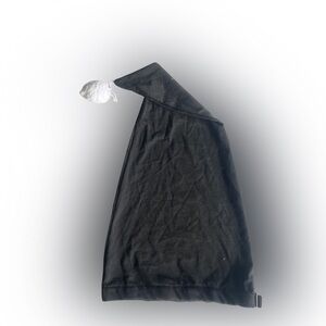 Black sleeping Hat with White Pom-Pom